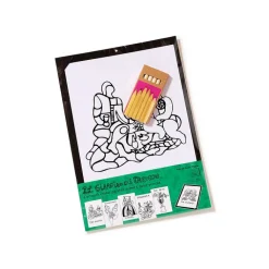 Hot Boutiques de musées 6 feuilles à colorier Le Jardin des Tarots Niki de Saint Phalle