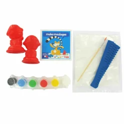 Boutiques de musées Loisirs Créatifs|Jeux-2 Figurines à mouler et à décorer Napoléon et Napoléonette - Mako moulages