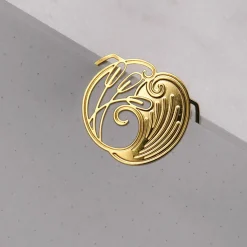 Boutiques de musées Cartes Et Marques Pages-3 marque-pages/clips en métal - Art nouveau roseau - tout simplement,