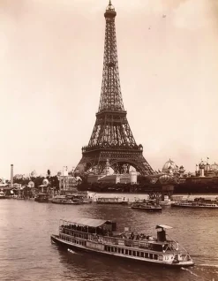 Sale Boutiques de musées 1753, vue principale de la passerelle de Passy (panneaux aluminium)