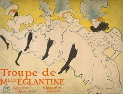 Boutiques de musées Panneaux Aluminium|Panneaux Acryliques-Affiche : Troupe de Mademoiselle Eglantine (panneaux aluminium)