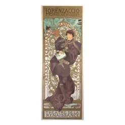 Boutiques de musées Affiches Et Reproductions-Affiche Alphonse Mucha - Lorenzaccio. Sarah Bernhardt, 1896 - 26 x 70 cm