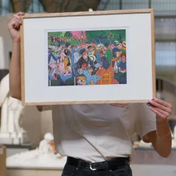 Boutiques de musées Affiches Et Reproductions-Affiche Bal du moulin de la Galette (Auguste Renoir) de María Jesús Contreras - Kiblind