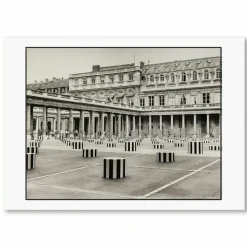 Boutiques de musées Affiche Daniel Buren - Les colonnes de Daniel Buren