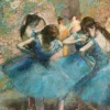 New Boutiques de musées Affiche Edgar Degas - Danseuses bleues