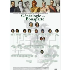 Outlet Boutiques de musées Affiche Généalogie des Bonaparte