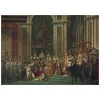 Hot Boutiques de musées Affiche Jacques-Louis David - Sacre de l'empereur Napoléon Ier - 50 x 70 cm