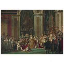 Hot Boutiques de musées Affiche Jacques-Louis David - Sacre de l'empereur Napoléon Ier - 50 x 70 cm