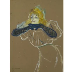Boutiques de musées Affiches Et Reproductions-Affiche Lautrec Yvette Guilbert