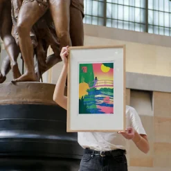 Best Boutiques de musées Affiche Le Bassin aux nymphéas, harmonie rose (Claude Monet) par María Medem - Kiblind