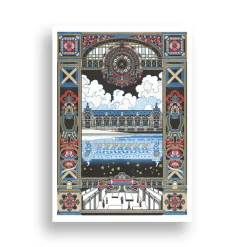 Boutiques de musées Affiches Et Reproductions-Affiche le musée d'Orsay de Jisu Choi - Kiblind