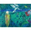 Boutiques de musées Affiches Et Reproductions-Affiche Marc Chagall - Adam et Eve chassés du paradis
