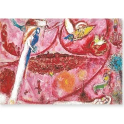 Boutiques de musées Affiches Et Reproductions-Affiche Marc Chagall - Le Cantique des Cantiques III