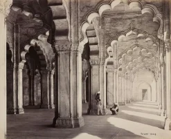 Boutiques de musées Panneaux Aluminium|Panneaux Acryliques-Agra. Mosquée de la Perle (Moti Masjid), 1863-1870 (panneaux aluminium)