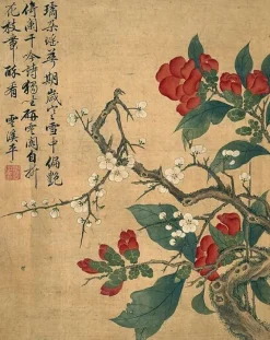 Sale Boutiques de musées Album de douze feuilles : fleurs (toiles sans cadre)