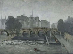Boutiques de musées Toiles Encadrées|Toiles Sur Châssis-Album des vues de Paris, le pont Neuf et l'île de la Cité (toiles encadrées)