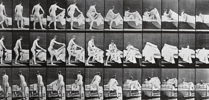 Boutiques de musées Panneaux Acryliques|Toiles Sur Châssis-Animal Locomotion : femme nue se coucha (panneaux acryliques)