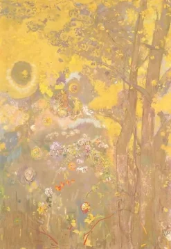 Clearance Boutiques de musées Arbre sur fond jaune (toiles encadrées)