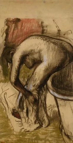 Boutiques de musées Panneaux Acryliques|Toiles Encadrées-Baigneuses s'essuyant (panneaux acryliques)