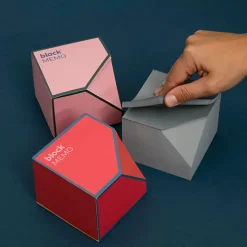 Boutiques de musées Accessoires De Bureau-Bloc mémo Rose