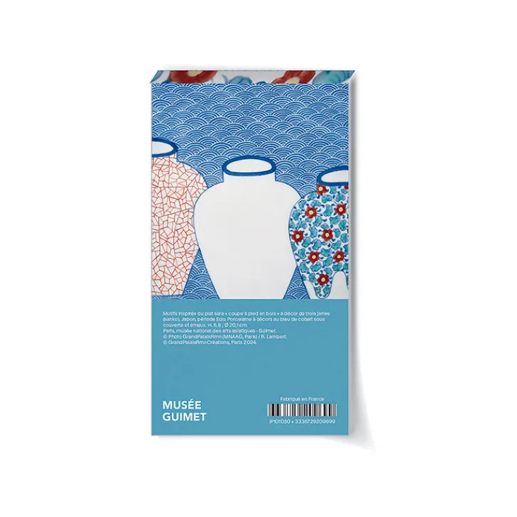 Boutiques de musées Cahiers Et Carnets-Bloc notes - Plat à décor de trois jarres (sanko)