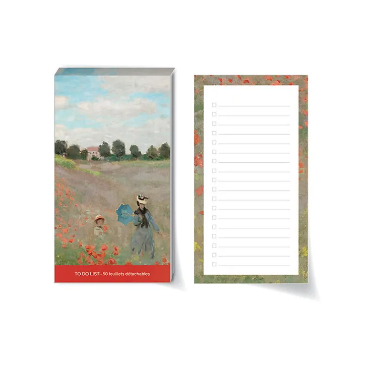 Hot Boutiques de musées Bloc notes Claude Monet - Coquelicots, 1873