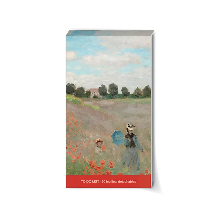 Hot Boutiques de musées Bloc notes Claude Monet - Coquelicots, 1873