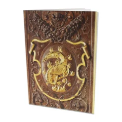 Best Boutiques de musées Bloc-notes Château de Fontainebleau - Panneau de lambris au motif de la Salamandre - A5