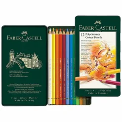 Boutiques de musées Écriture-Boîte de 12 crayons de couleur Polychromos - Faber-Castell