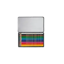 Boutiques de musées Accessoires De Bureau-Boîte de 12 crayons de couleur aquarellables Prismalo™ Jean Tinguely
