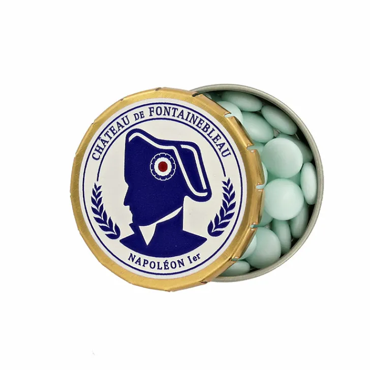 Boutiques de musées Alimentaire-Boîte de bonbons saveur menthe - Napoléon 1er Château de Fontainebleau