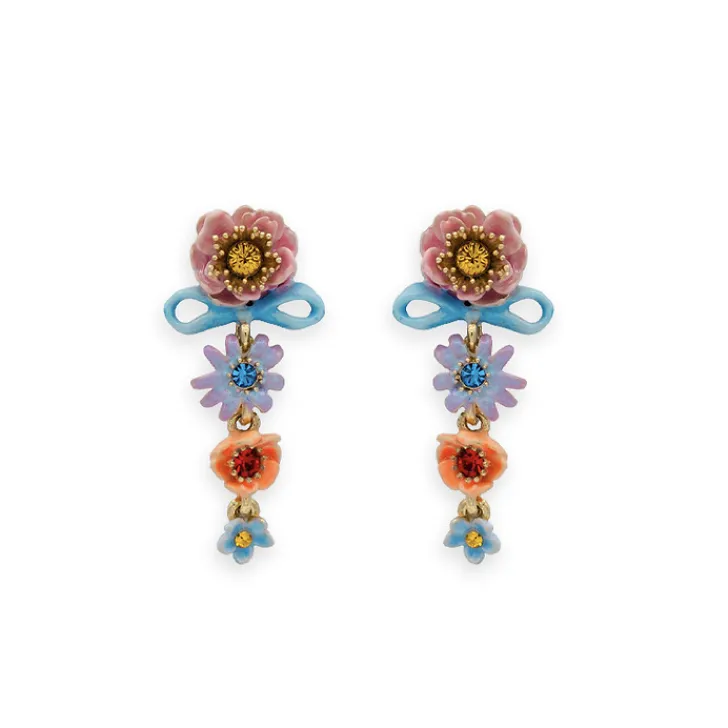 Online Boutiques de musées Boucles d'oreilles clip Bouquet - Les Néréides