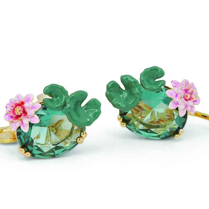 Boutiques de musées Boucles D'Oreilles-Boucles d'oreilles clips Nymphéas - Les Néréides X musée d'Orsay