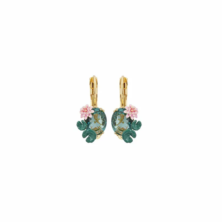 Clearance Boutiques de musées Boucles d'oreilles dormeuses Nymphéas - Les Néréides X musée d'Orsay