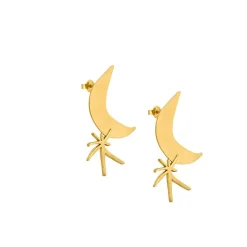 Online Boutiques de musées Boucles d'oreilles Joan Miró Lune et étoile