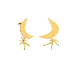 Online Boutiques de musées Boucles d'oreilles Joan Miró Lune et étoile