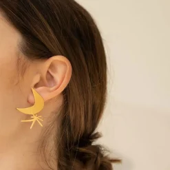 Online Boutiques de musées Boucles d'oreilles Joan Miró Lune et étoile
