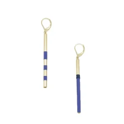 Discount Boutiques de musées Boucles d'oreilles Savoy - Bleu