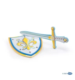 Boutiques de musées Habits Et Accessoires-Bouclier fleur de lys en mousse - Papo