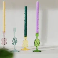 Boutiques de musées Design|Art De La Maison-Bougeoir en verre Puddle Vert