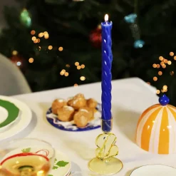 Boutiques de musées Design|Art De La Maison-Bougeoir en verre Puddle Jaune