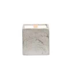 Boutiques de musées Senteurs-Bougie Cube - Béton Gris 250g