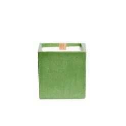 Online Boutiques de musées Bougie Cube - Béton Vert - Fleur d'oranger