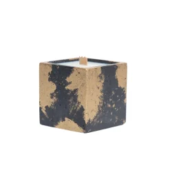 New Boutiques de musées Bougie parfumée - Béton Anthracite Patine Dorée