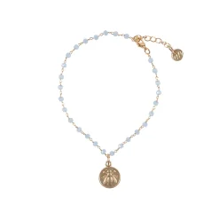 Boutiques de musées Bracelets-Bracelet Abeille - Bleu dragée