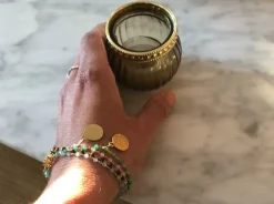 Boutiques de musées Bracelets-Bracelet Abeille - Bleu dragée