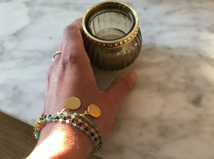 Discount Boutiques de musées Bracelet Abeille - Vert d'eau