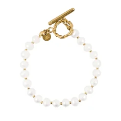 Boutiques de musées Bracelets-Bracelet Château de Versailles avec grandes perles d'eau douce - Les Cleias