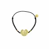 Discount Boutiques de musées Bracelet cordon avec Nymphéa doré - Les Cleias