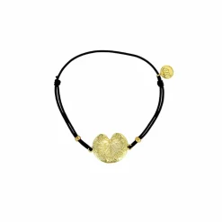 Discount Boutiques de musées Bracelet cordon avec Nymphéa doré - Les Cleias